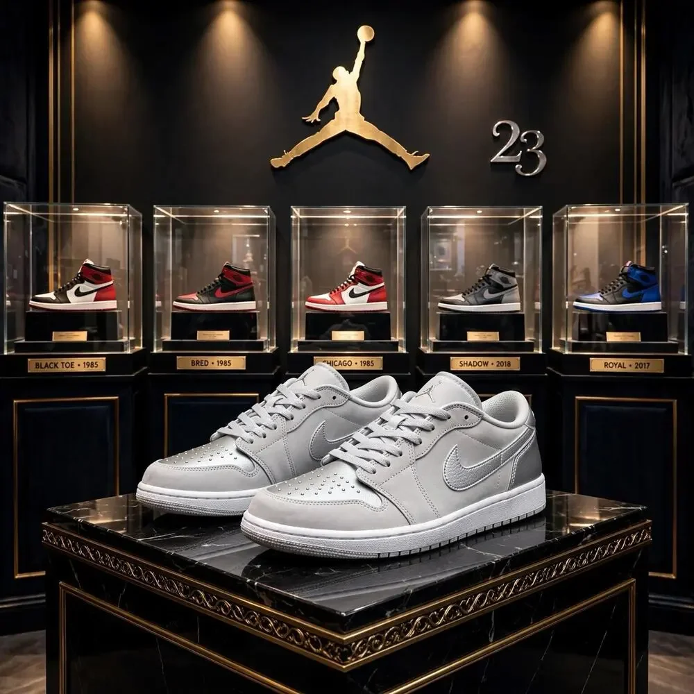 Size 14 Air Jordan 1 Low OG Metallic Silver Grey CZ0790-002 2024